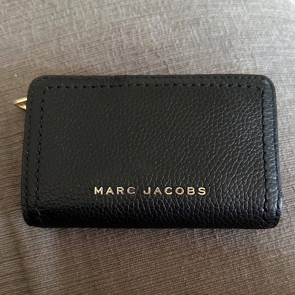 Marc Jacobs Black Leather Card Holder